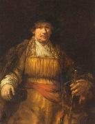 REMBRANDT Harmenszoon van Rijn Self Portrait, oil on canvas